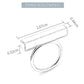 Bague ajustable minimaliste rectangle | Argent 925 pierre serpentine