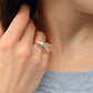 Bague fleur de calla Lily | Argent 925 détails plaqué Or 18K