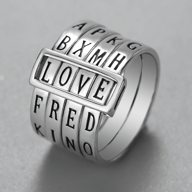 Bague les petits mots d'amour | Argent 925