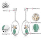 Boucles d'oreilles bouquet de lotus | Argent 925 détails plaqué Or 18K