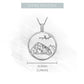 Pendentif oiseau sifflant | Argent 925 détails plaqué Or 18K